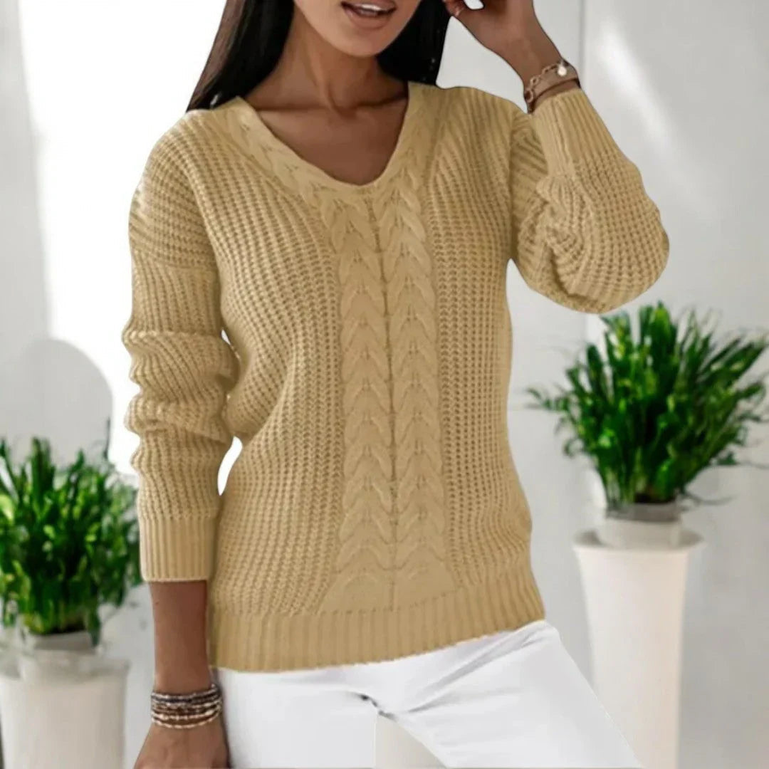 Hulda - Warm and Comfortable Long-Sleeve Sweater