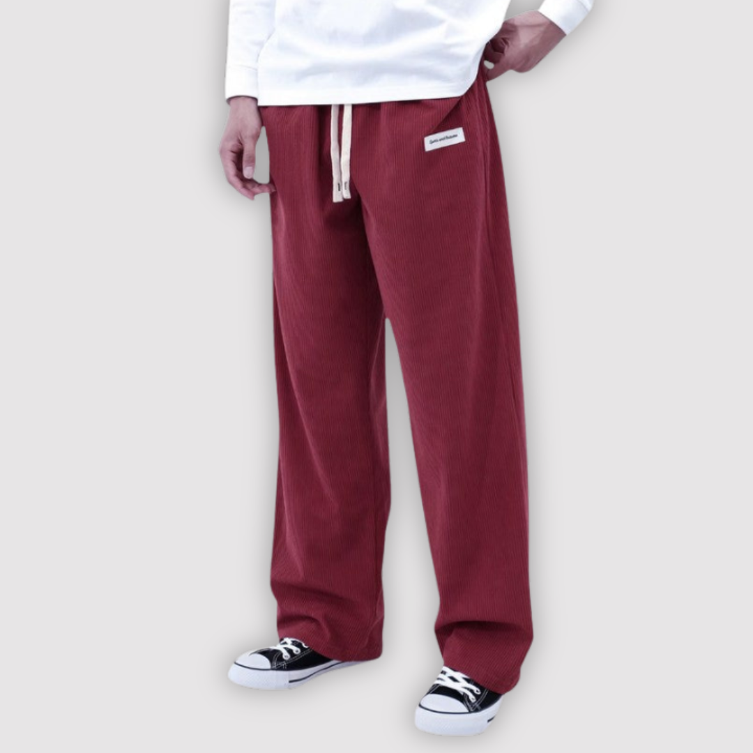 SHOU Highly breathable and comfortable wide-leg pants