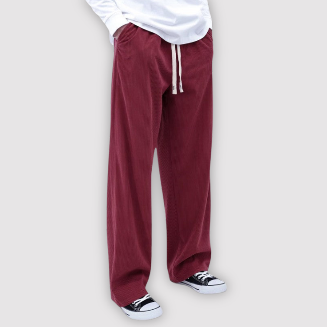 SHOU Highly breathable and comfortable wide-leg pants