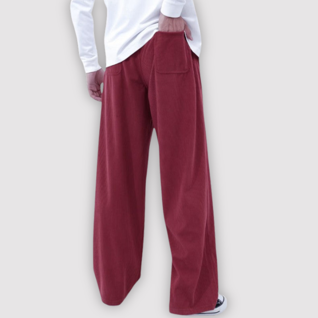 SHOU Highly breathable and comfortable wide-leg pants