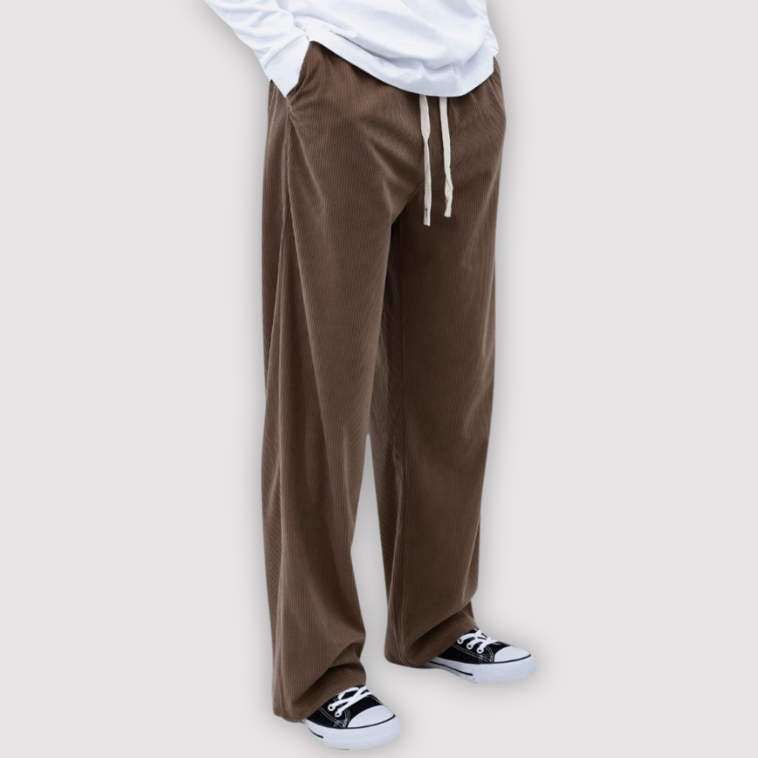 SHOU Highly breathable and comfortable wide-leg pants