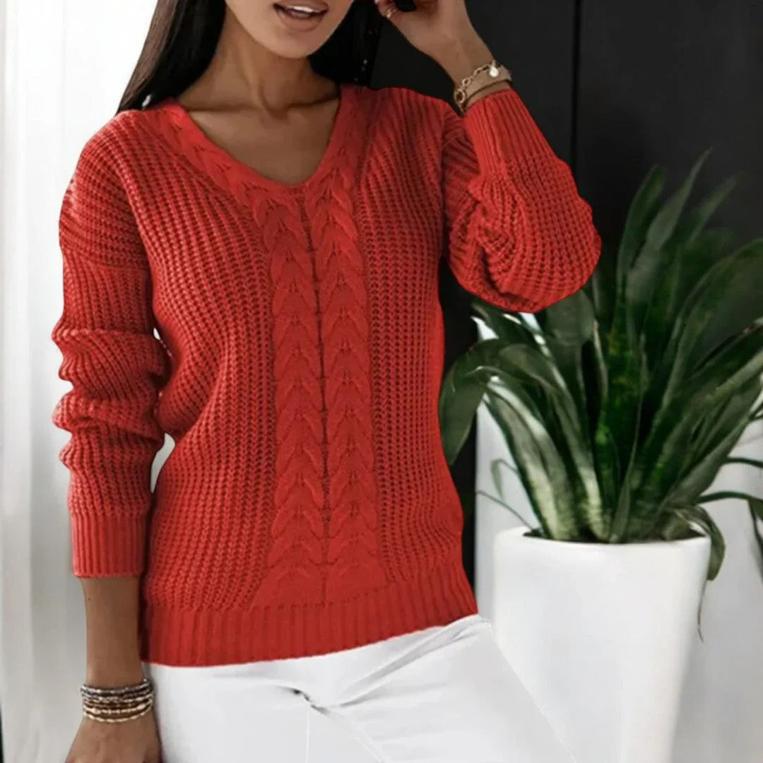 Hulda - Warm and Comfortable Long-Sleeve Sweater
