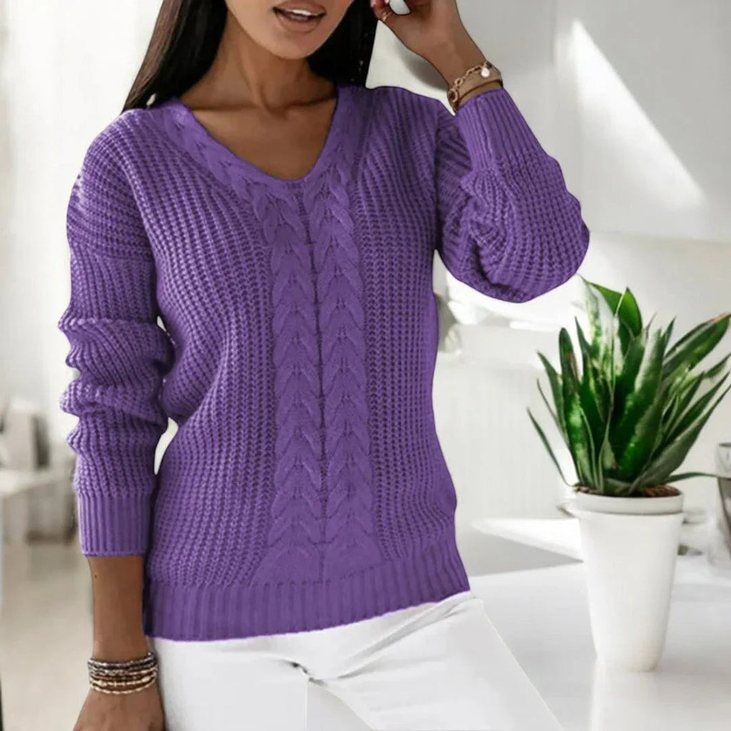 Hulda - Warm and Comfortable Long-Sleeve Sweater