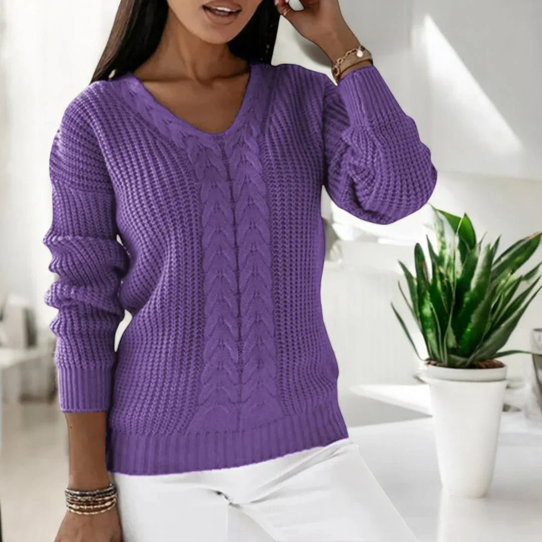 Hulda - Warm and Comfortable Long-Sleeve Sweater