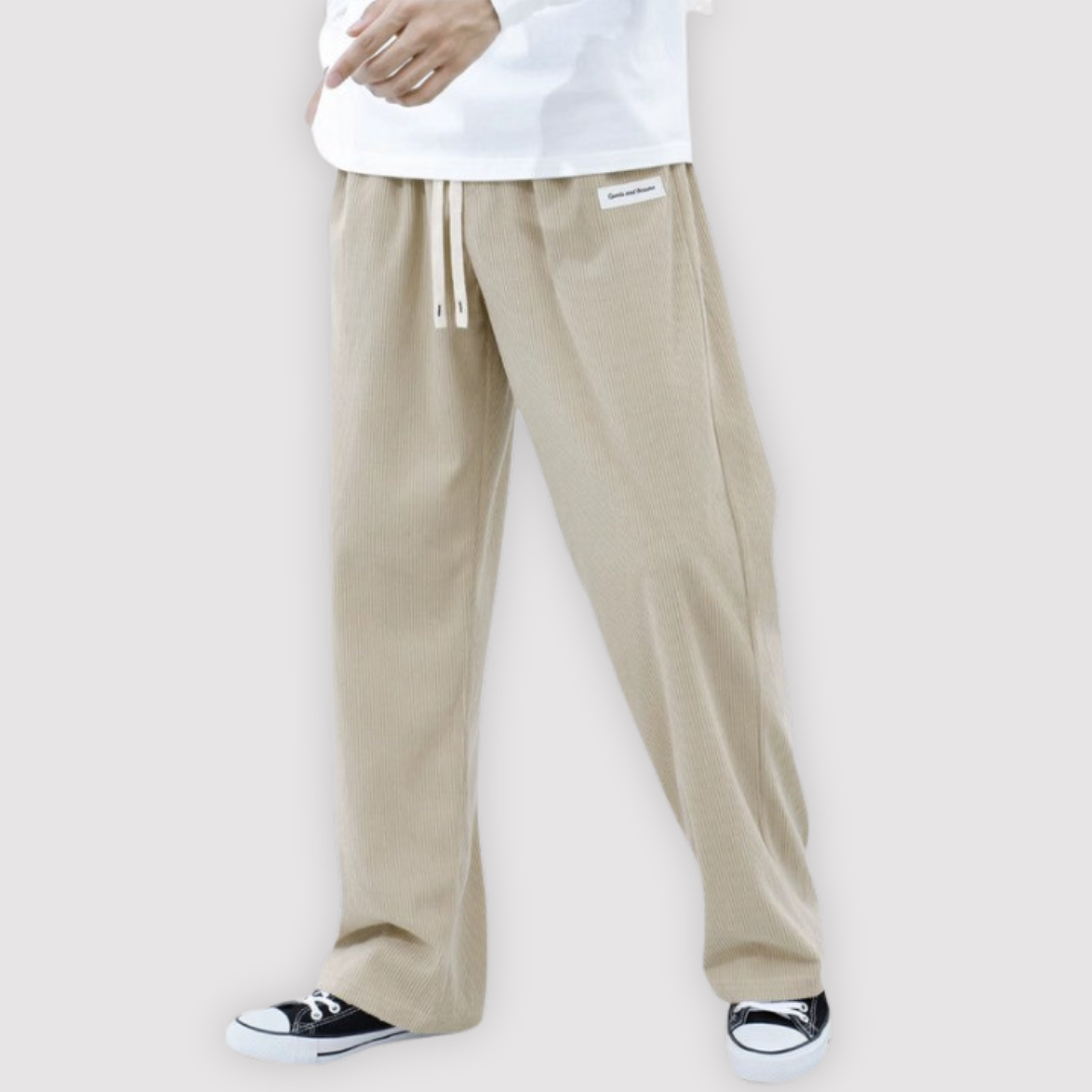 SHOU Highly breathable and comfortable wide-leg pants