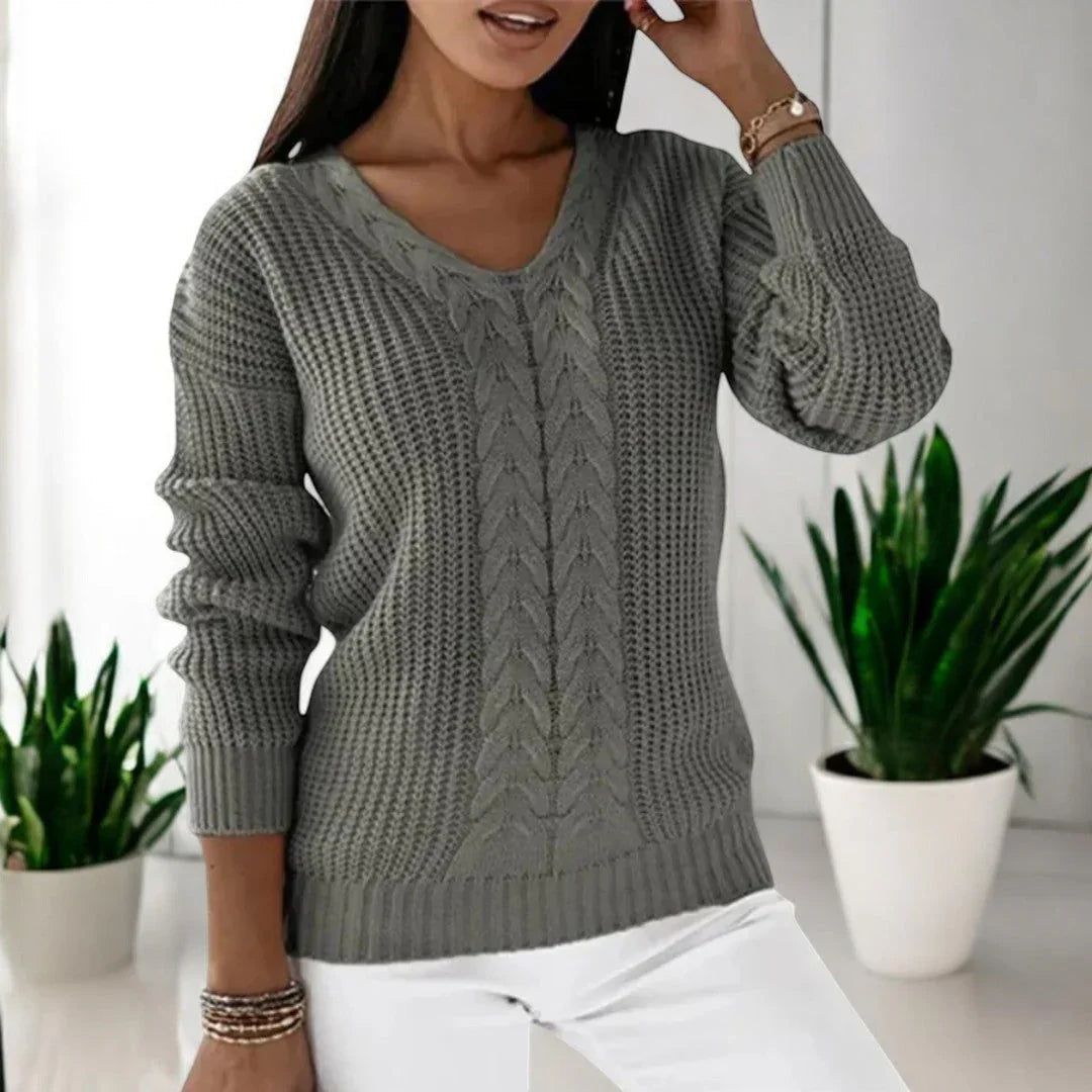Hulda - Warm and Comfortable Long-Sleeve Sweater