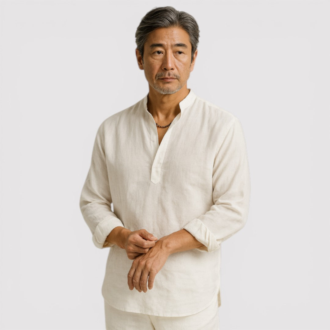EUAN Relaxed-Fit Cotton Shirt