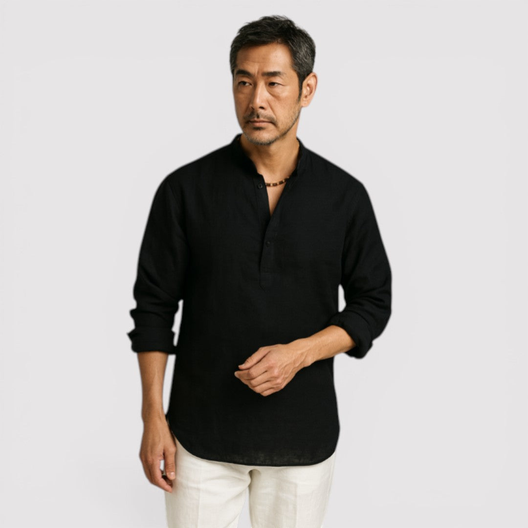 EUAN Relaxed-Fit Cotton Shirt