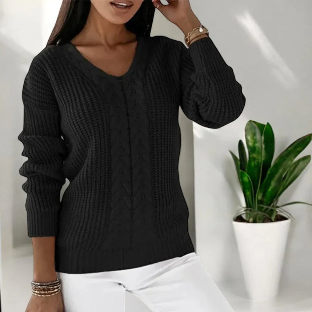 Hulda - Warm and Comfortable Long-Sleeve Sweater
