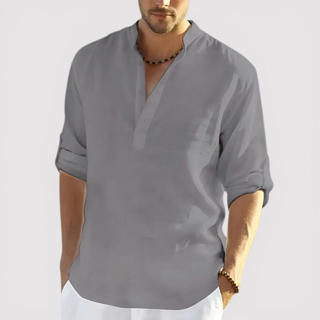 EUAN Relaxed-Fit Cotton Shirt