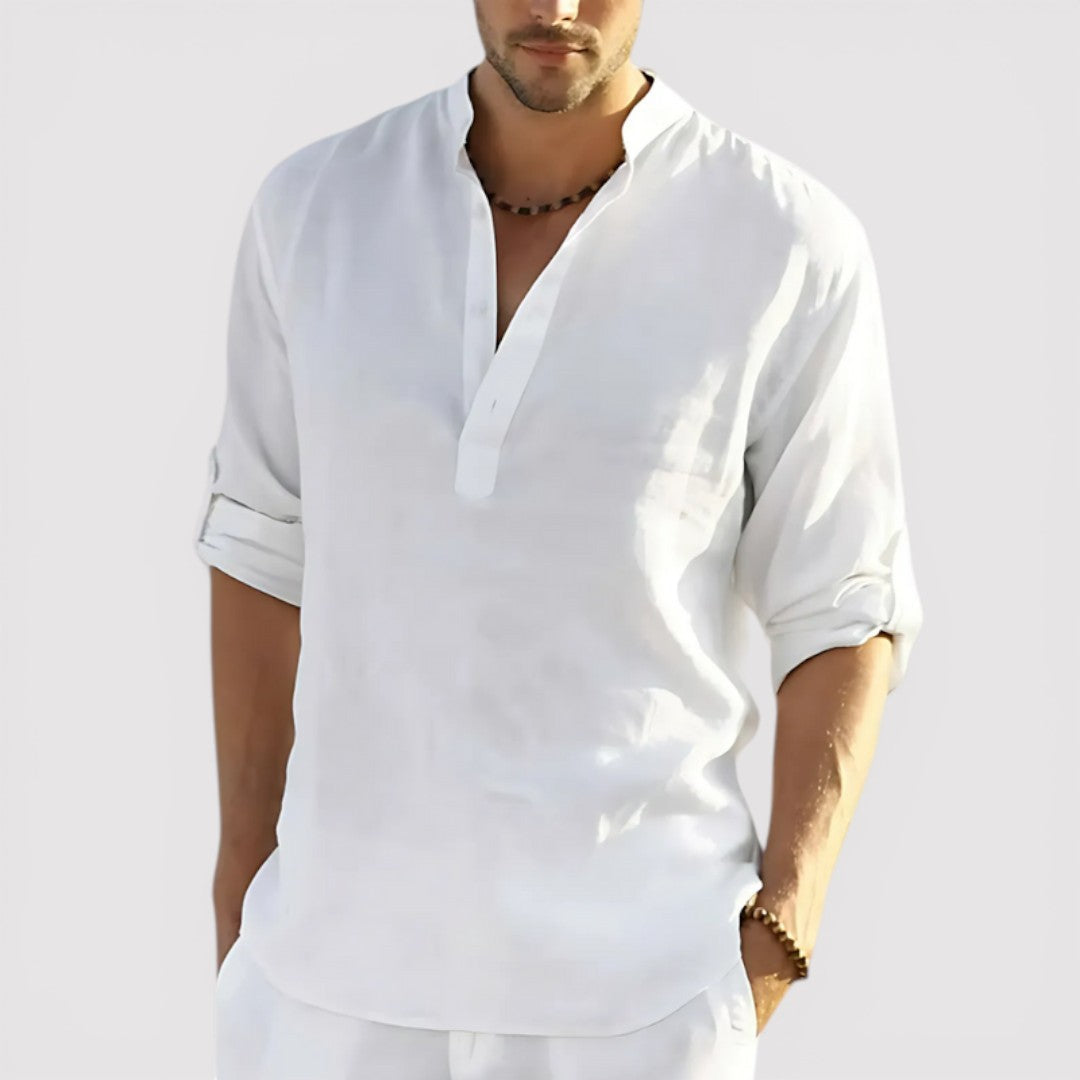 EUAN Relaxed-Fit Cotton Shirt