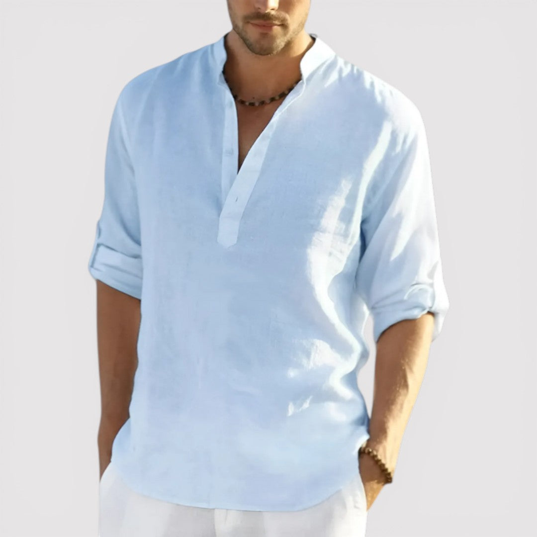 EUAN Relaxed-Fit Cotton Shirt