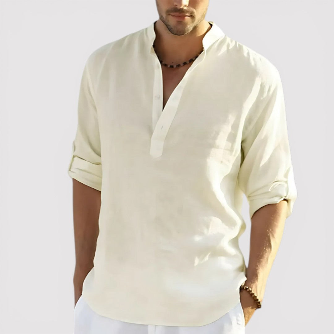 EUAN Relaxed-Fit Cotton Shirt