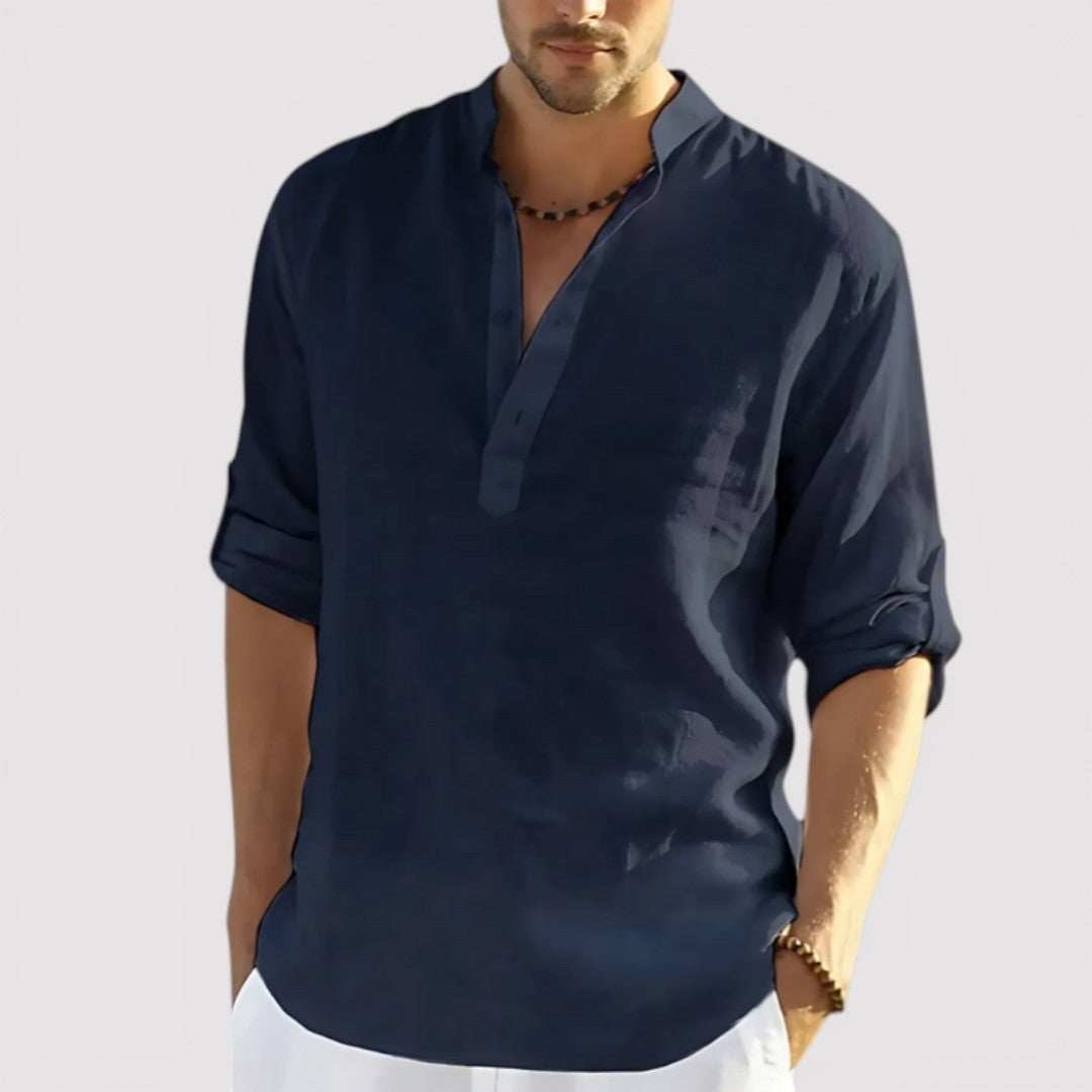 EUAN Relaxed-Fit Cotton Shirt