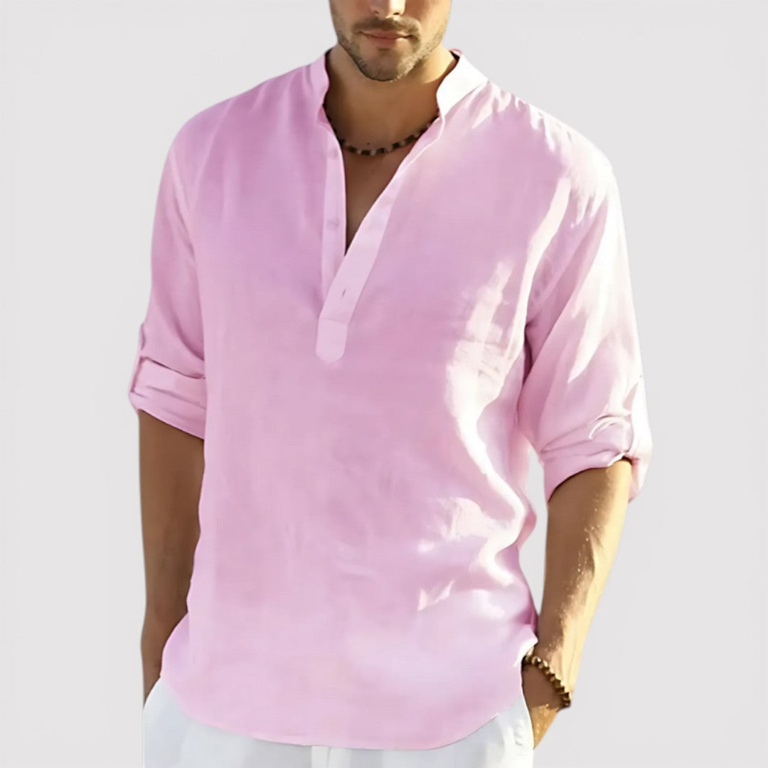 EUAN Relaxed-Fit Cotton Shirt