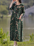Cecile - Glamorous Floral Elegance Dress