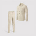 GIDEON Effortlessly Styled Waffle-Knit Set