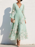 An Elegant Spring-Blooming Dress — A Glamorous and Refined Piece
