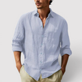 MOHSIN Lightweight Cotton-Linen Shirt - A timeless staple with a cool, refreshing feel.