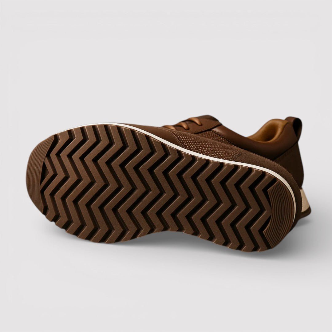 HAWKINS highly breathable leather sneakers