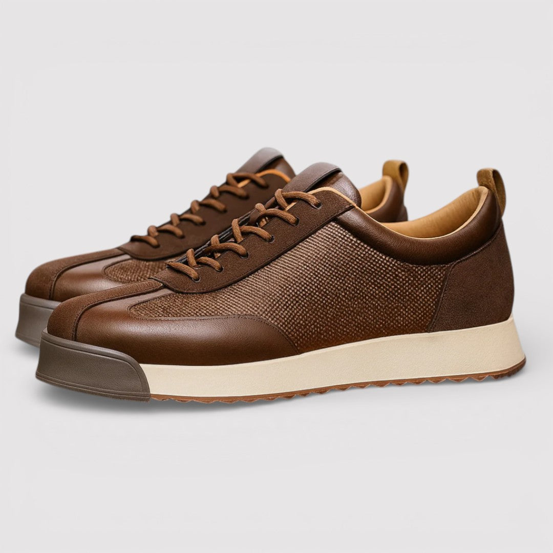 HAWKINS highly breathable leather sneakers