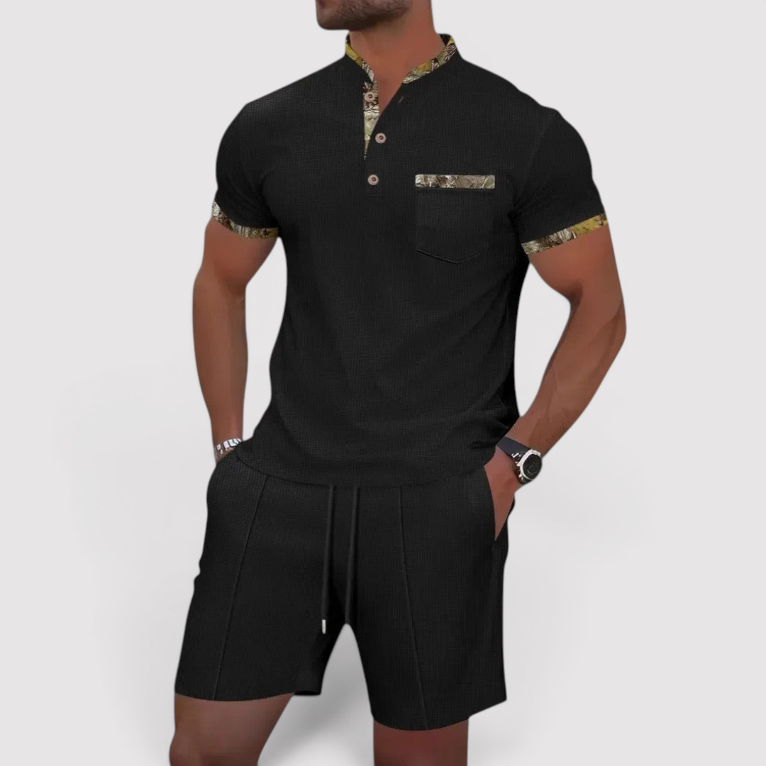 DANE Highly Breathable Shirt & Shorts Set